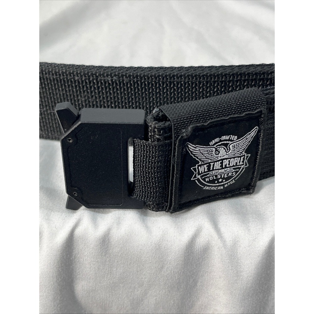 We The People Holster Tactical EDC Gun Belt Black Nylon Quick Release XL 42 - 46 - Picture 9 of 10
